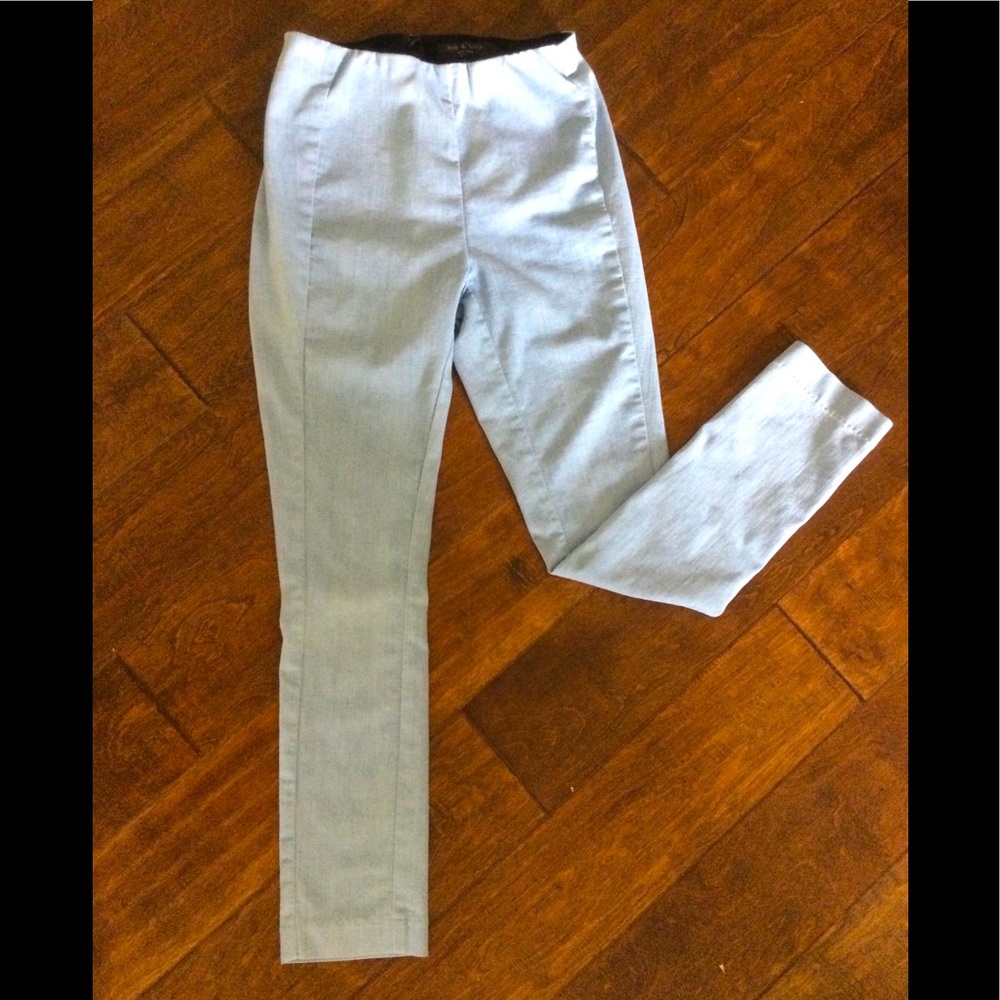 Rag & Bone Blue White washed Denim Leggings - Picture 1 of 9